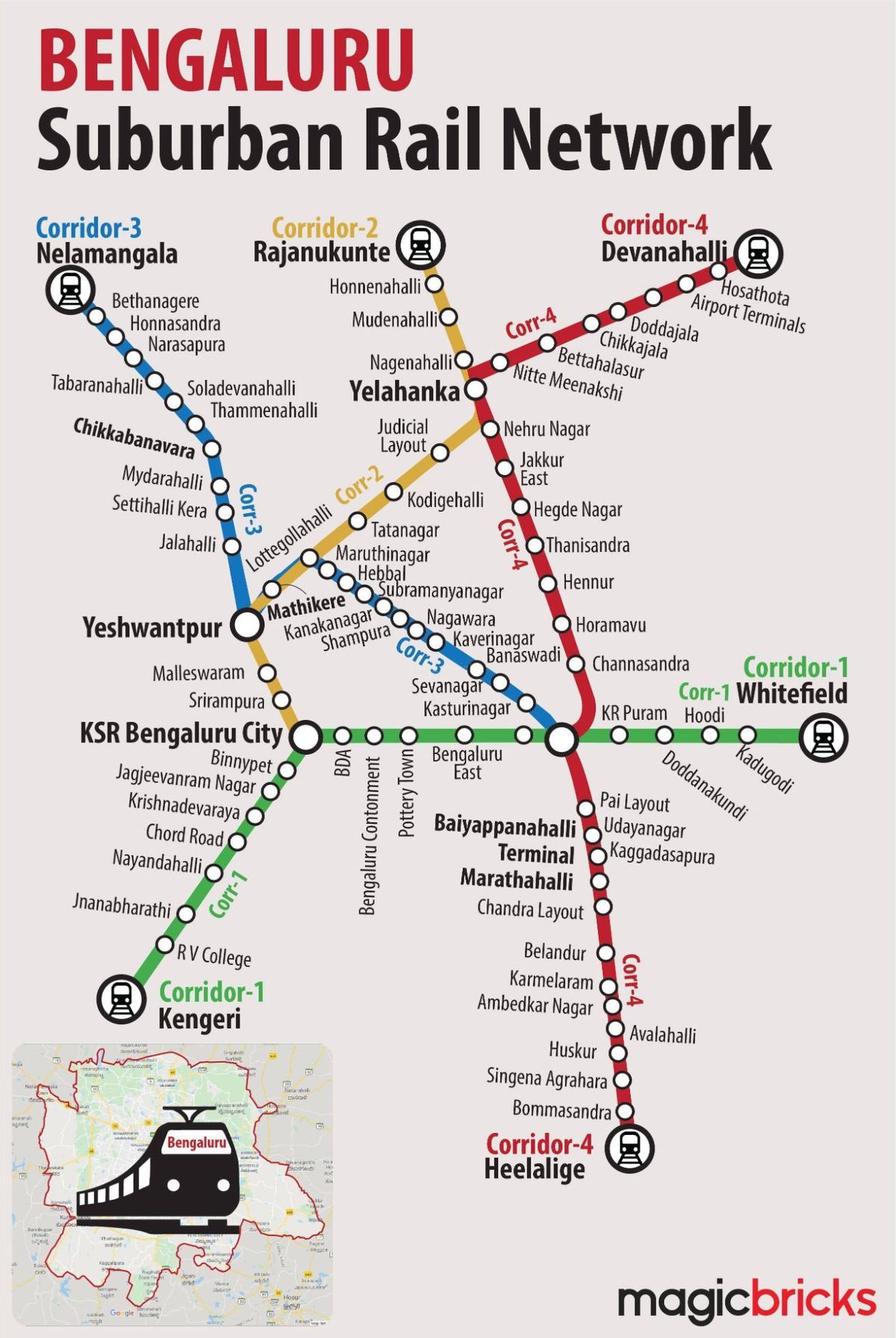 𝐁𝐚𝐧𝐠𝐚𝐥𝐨𝐫𝐞 𝐋𝐨𝐜𝐚𝐥 𝐓𝐫𝐚𝐢𝐧 - Route, Map, Stations, Timings & More